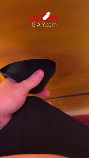 Huge Load Blasts Into the Cum Chalice… but He Still Wants to Swallow!