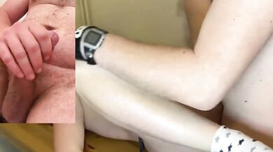 Custom live call show for one of our fans who jerking off with cume shot