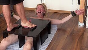 Trampling Balls In Trample Box And Milking (servilejerome Sessions With Muscleman Continued)