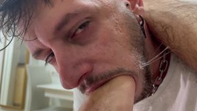 Throat Cunt. Throat Used, Gagged &amp; Urinal.