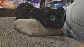 Candid nike shox and sock pt2