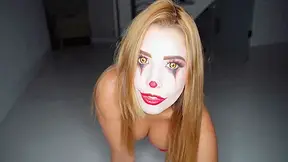 Christian Clay, Agatha Vega And Creepy Clown - Dressed As A Gets Fucked Hard By