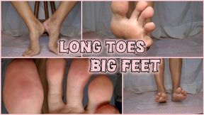 Long Toes big Feet