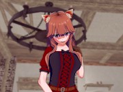 Raphtalia squirts at tavern! (tate no yuusha) (3d hentai)