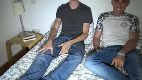 Sexy twink fucked bareback by a striaght boy