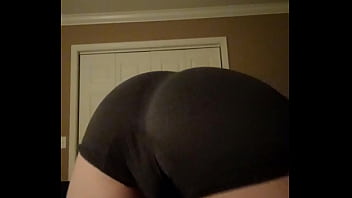 Gay boy shows off his muscular thick ass in boxers