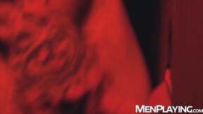 Hunk Rocky Vallarta devours Tony D'Angelos meat through a gloryhole