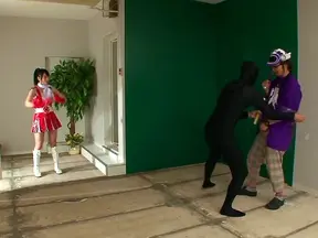Costumed Japanese Hottie Rides Him Hard Before Taking Her Creampie Load