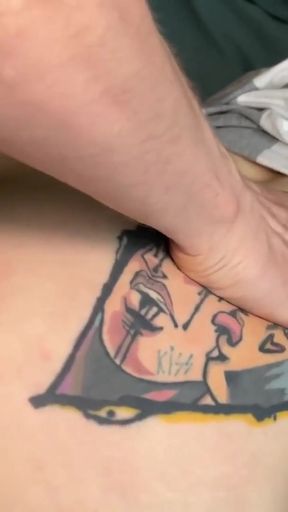 Emotional moment from &quot;He cum from my tight ass in a couple minutes! Huge cumshot on my pussy after anal sex&quot;