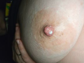 Making the breast milk leak from my tits.