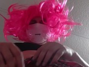 Solo with vibrator and plug in