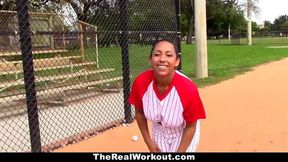 TheRealWorkout Busty Latina Loves To Play with Balls