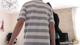 HUNT4K. Young Couple needs Money but Slut Isnt against of Fucking