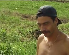 Brunette Slut From Germany Gets Double Penetrated Outdoors