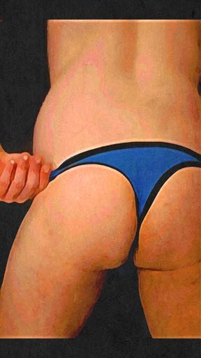 Panty peel!