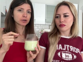 Gina Gerson and Maya rose about hot drinks