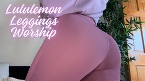 Lululemon Leggings Worship Ass Addict - Goddess Ass Worship and Humiliation