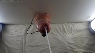 Timonrdd cums powerfully without the use of hands from a small vibrator