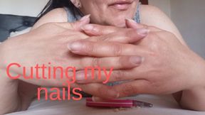 Cutting my nails