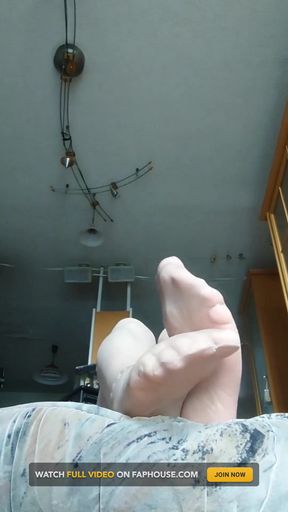 Nylonjunge and His Nylon Feet