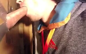 Twink takes the cum in his mouth at homemade GH again