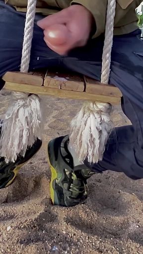 Massives on a Beach Swing.