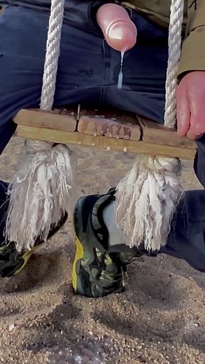 Massives on a Beach Swing.