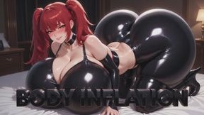 Mesmerizing Body Inflation - Your Body Swells Huge and Round Under My Magic Spell