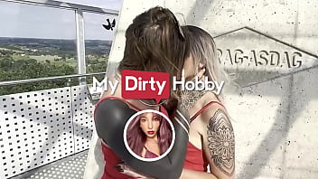 My Dirty Hobby - Cameraman Fucks Gorgeous sexyrachel846 &amp_ Her Stunning Friend On Top Of A Tower