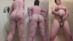 cumming on my showerhead