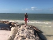 Public flash, footfetish, golden shower