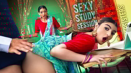 Meet the Sari-Sisters: Indian Twins Share Their First Cock