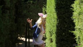 A Liz in Wonderland 1- Liz meets Blondie the Rabbit