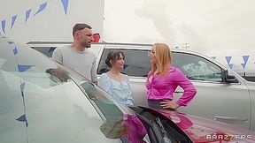 Alexa Payne, Emma Magnolia, Alex Legend - Sneaky Car Dealership Threesome