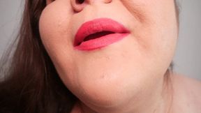 Lips creating moments - (no talking)