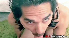 Alt Stud Sucking And Tugging His Partner In Pov