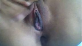 Ardent quite upclose vid of charming big bottomed MILF teasing herself