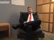 Suited Boss reminds employees why they must be locked in chastity PREVIEW