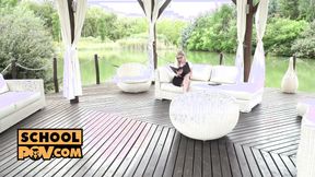 ”POV - Scottish chick Georgie Lyall in cunt & busty fuck scene”