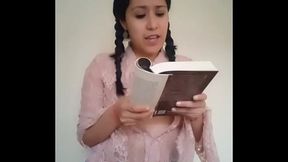 The Teacher Is Reading But Her Hidden Vibrator Keeps Breaking Her Concentration (Preview)