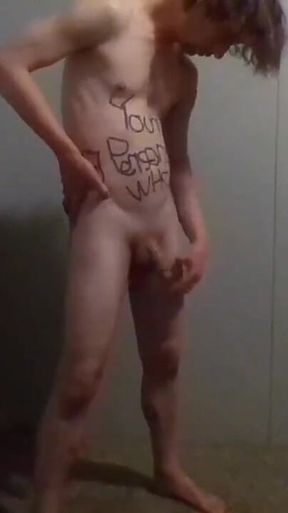 Standing up Peeing on My Hand, Buttassnaked