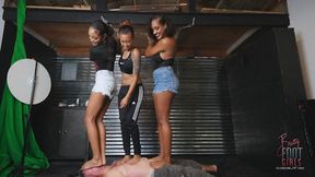 Honey Remy & Abella - Triple Trample TRAIN! - HD 1080p MP4