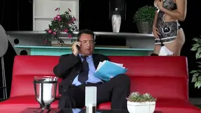 Naughty MILF gets her ass pounded hard by a lucky guest