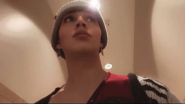 Alt Tgirl/Femboy Buys a Dildo and STUFFS THEMSELVES IN THE BATHROOM (PUBLIC BATHROOM, ALMOST CAUGHT)