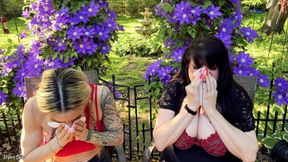 Uncontrollable Sneezing Fit Mars Solo and Harmony Can't Even Finish a Sentence Without Another Sneeze
