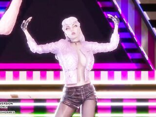 MMD BABYMONSTER - FOREVER - Ahri, Akali, Evelynn Sexy Kpop Dance League of Legends Hentai Uncensored 4K 60FPS