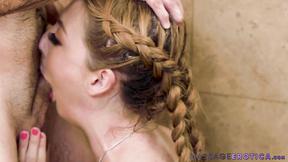 ”Big Titted beauty Megan Winters gets hot facial after sexy massage”