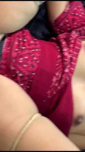 Having sex with a Thai Asian masseuse. cock massage before. cum on breasts.   Clip 1