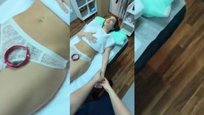 Black transparent panties Relaxing massage full video 41