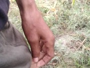 Indian boy pissing in morning